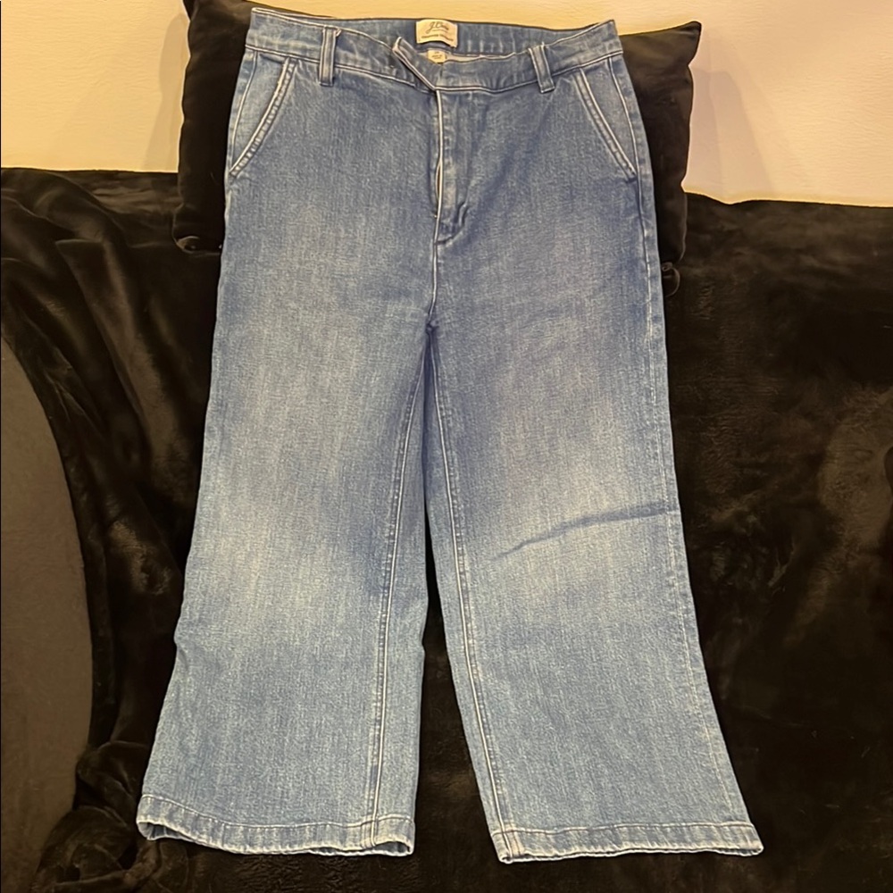Wide cropped jeans from J Crew
